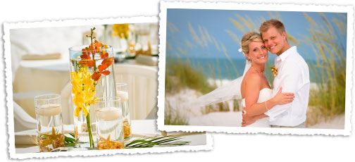Anna Maria Island Wedding Catering, Cakes, Flowers and Photography