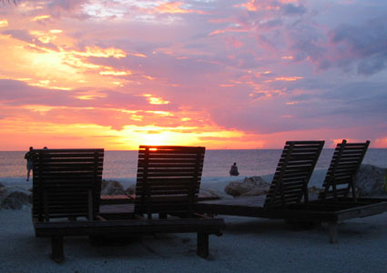 Beautiful sunsets and waterfront dining