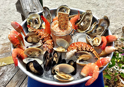 Waterfront dining on Anna Maria Island Florida at the Beach House