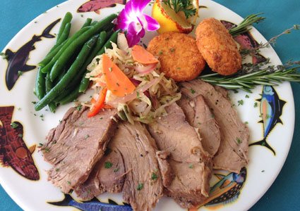 Gorgeous sunsets and great food, the Beach House