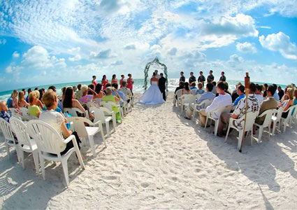 Beachfront Wedding Ceremonies on Anna Maria Florida