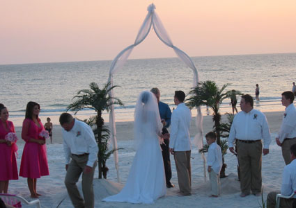 Dream weddings on the beach at the Sandbar