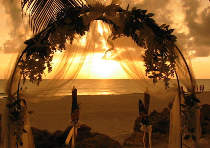 Sunset Wedding Ceremony