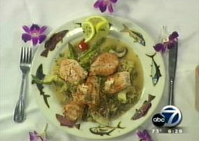 Sautéed Salmon with Tri Colored Orzo Sautéed Salmon with Tri Colored Orzo