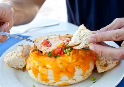 Great food with a world-class view