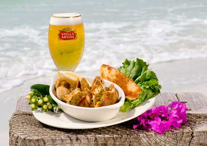 Baked Clams with a Stella